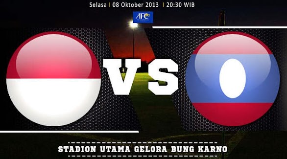 Saksikan Indonesia vs Laos 8 Oktober 2013 di Indovision