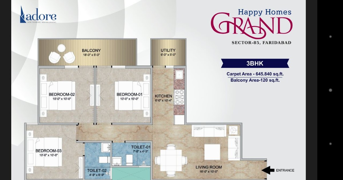 Adore "Happy Homes Grand" Floor Plans