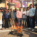 पत्रकार की हत्‍या - AIRA ने फूंका बिहार के CM नितीश कुमार का पुतला