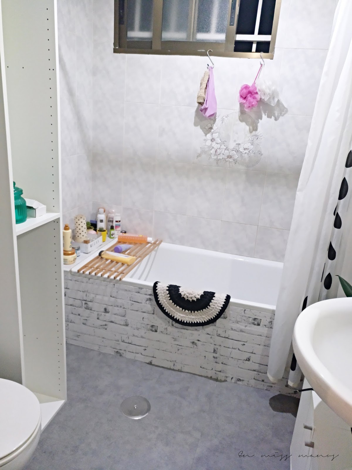 Renovación baño sin obras + estante pared DIY - HANDBOX