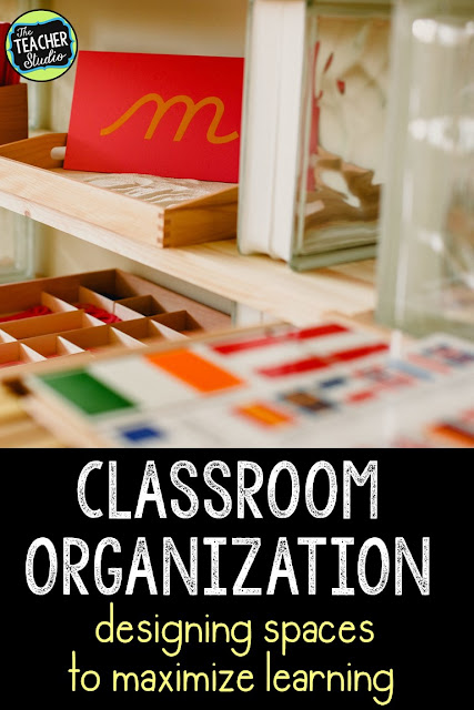 Classroom space planning and classroom organization are critical parts of helping teachers be more efficient and to help students learn. Use these classroom organization tips, anchor chart ideas, math manipulative storage ideas, math game storage ideas, and more! third grade math, fourth grade math, math workshop, math stations, math centers, teaching math, guided math