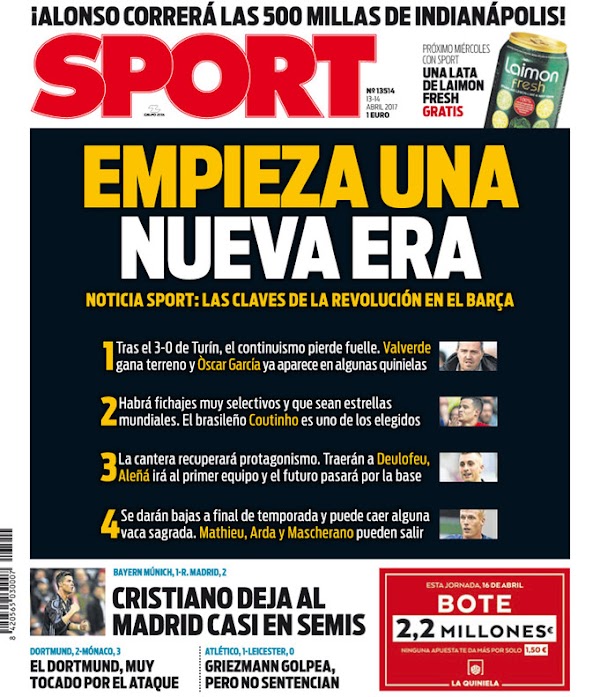 FC Barcelona, Sport: "Empieza una nueva era"