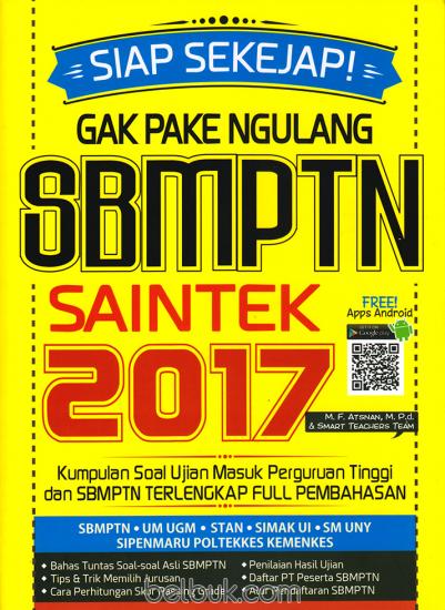 Siap Sekejap! Gak Pake Ngulang SBMPTN Saintek 2017