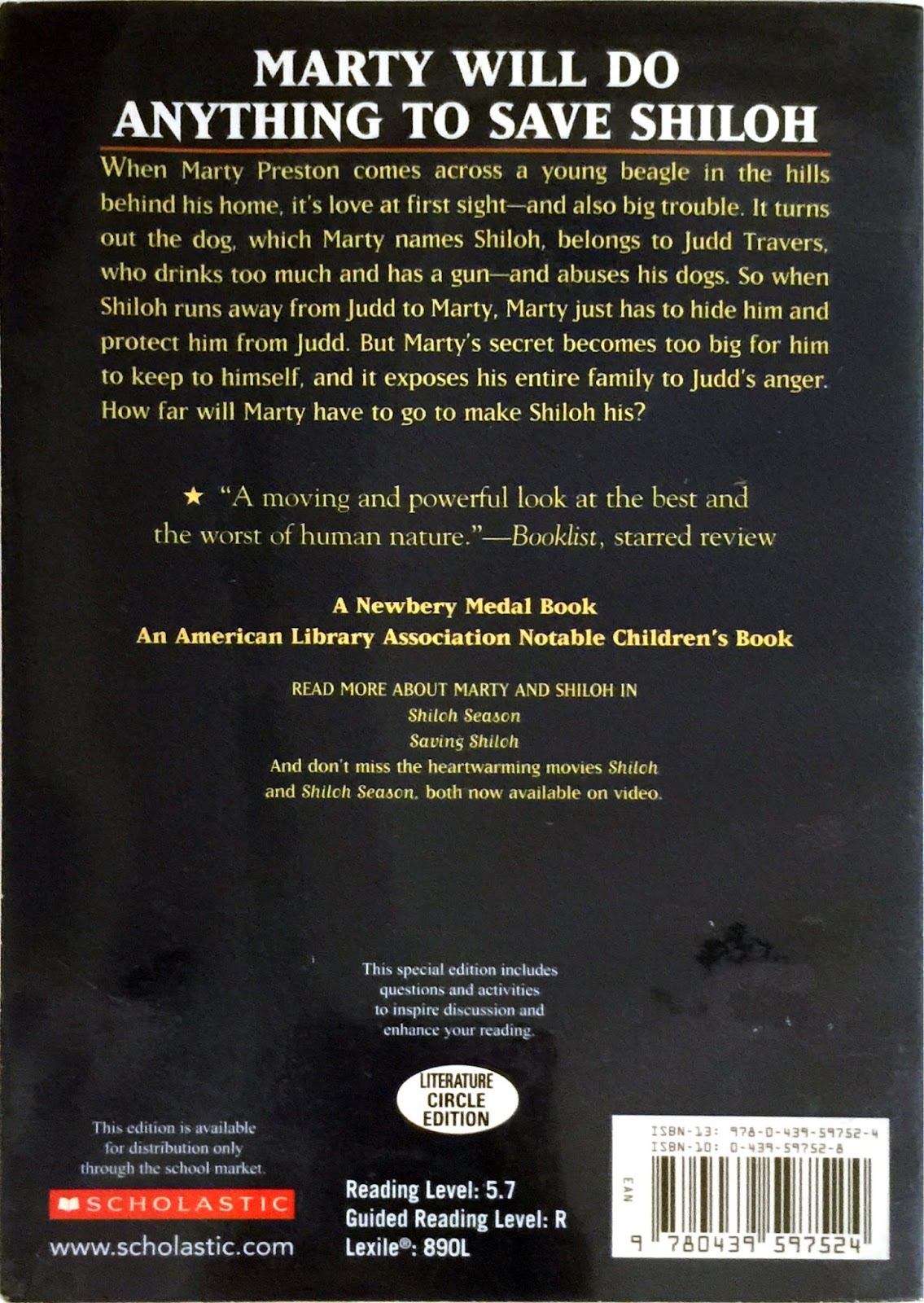 Shiloh beagle book propertiesbda