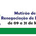 O Procon de Assaí e a Secretaria Nacional do Consumidor - Senacon realizarão, entre os dias 09 a 31 de maio de 2017, um mutirão online de renegociação de dívidas.