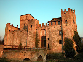The 13th century Valbona Castle at Lozzo Atestino