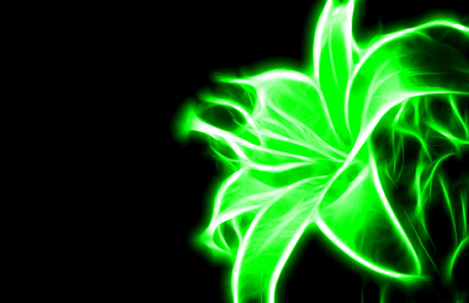 Neon Green Abstract Wallpaper Wallpapers Gallery