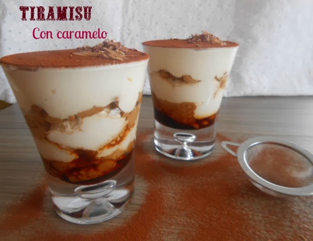 Tiramisu con caramelo