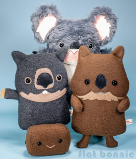 Flat-Bonnie-Koala-Wombat-Quokka-plush-dropbear-stuffed-animal-drop-bear-Weirdo