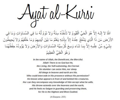 surah ayatul kursi translation surah ayatul kursi translation