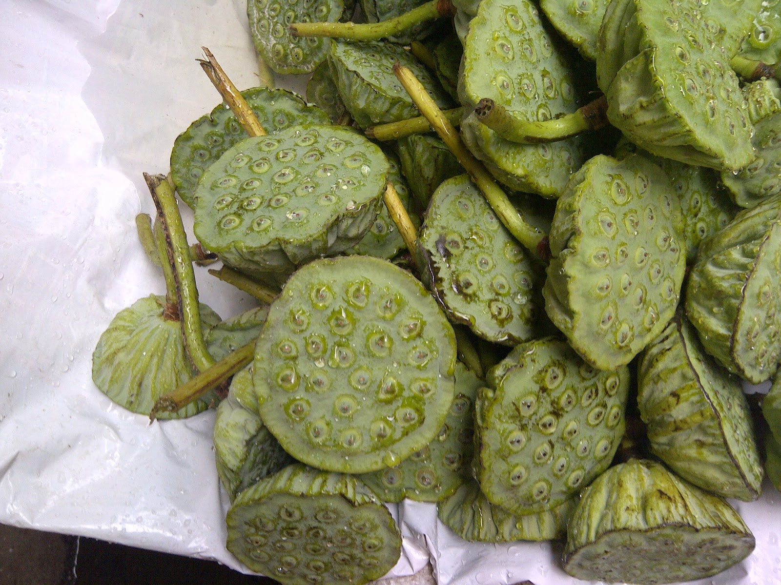 Suman's Cooking OLD Delhi Lotus fruit, Karaunda, Lime and Chillies