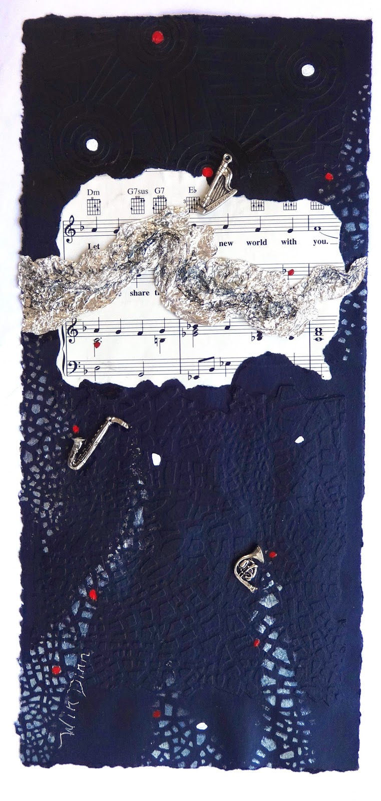 Win Dinn Mixed Media Art Point, Counterpoint