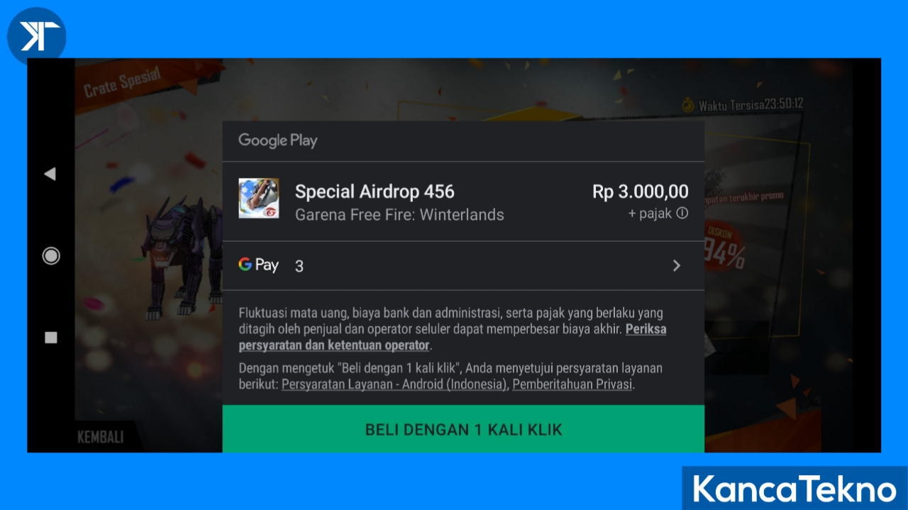 Cara Mudah Membeli Spesial Airdrop Ff Free Fire Dengan Pulsa