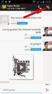 mengirim foto di sms android A7s