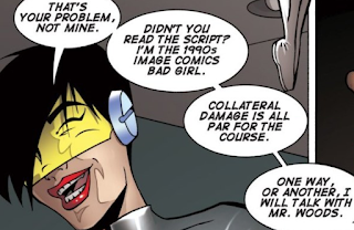 Do you mind, Bomb Queen is having a jab.