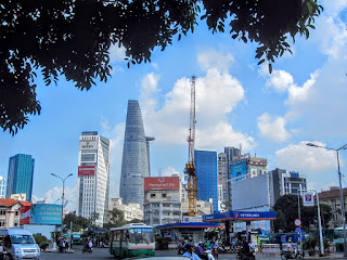 View of the skyscrapers of Ho Chi Minh City