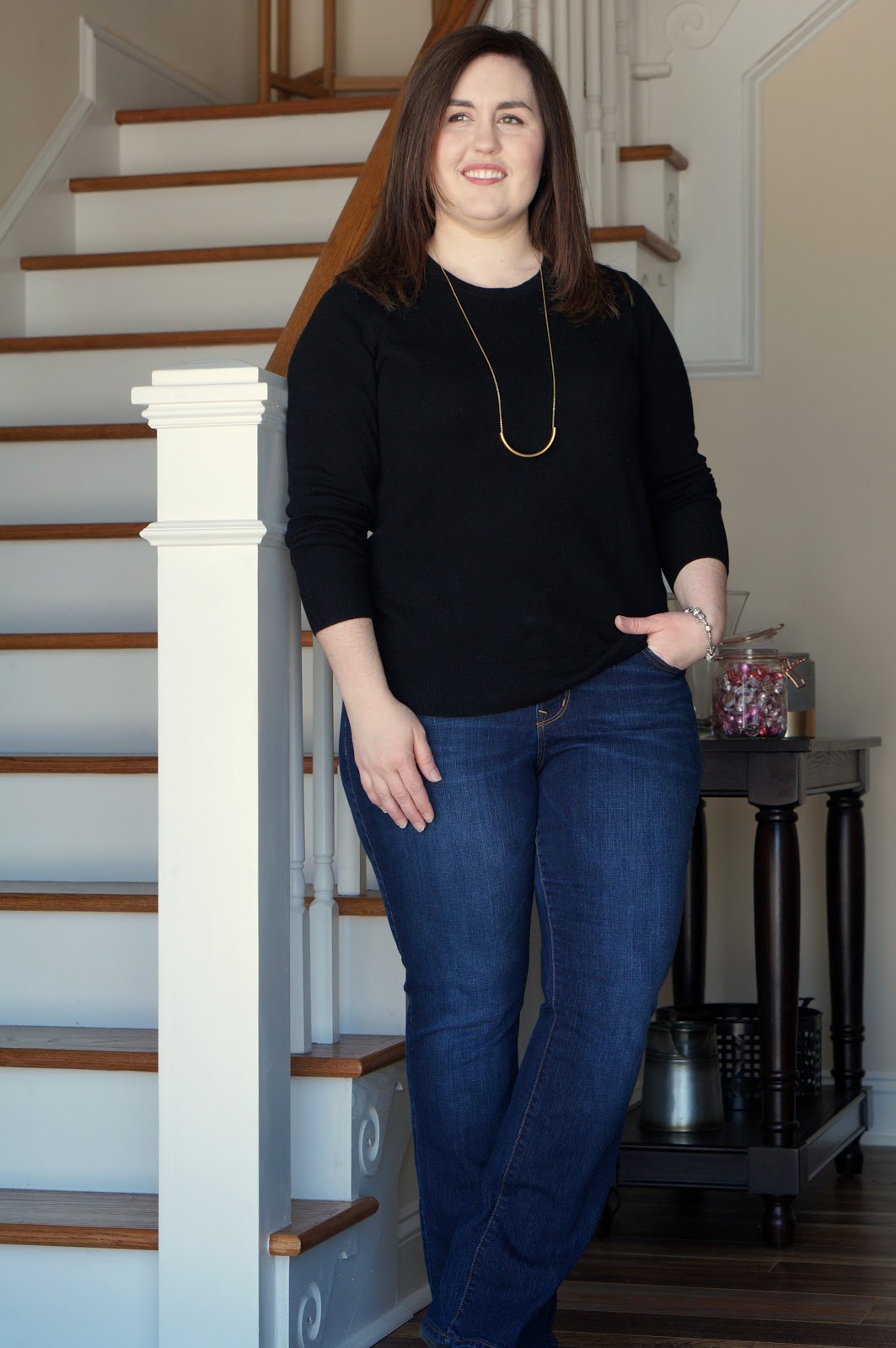 WINTER STYLE | EVERLANE CASHMERE CREW by popular North Carolina style blogger Rebecca Lately
