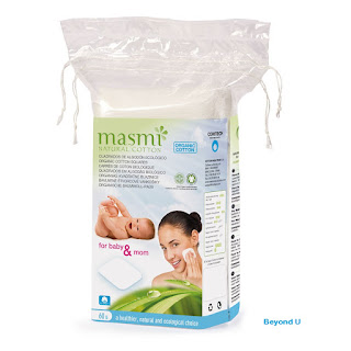 Bông thấm hữu cơ Masmi cho mẹ và bé