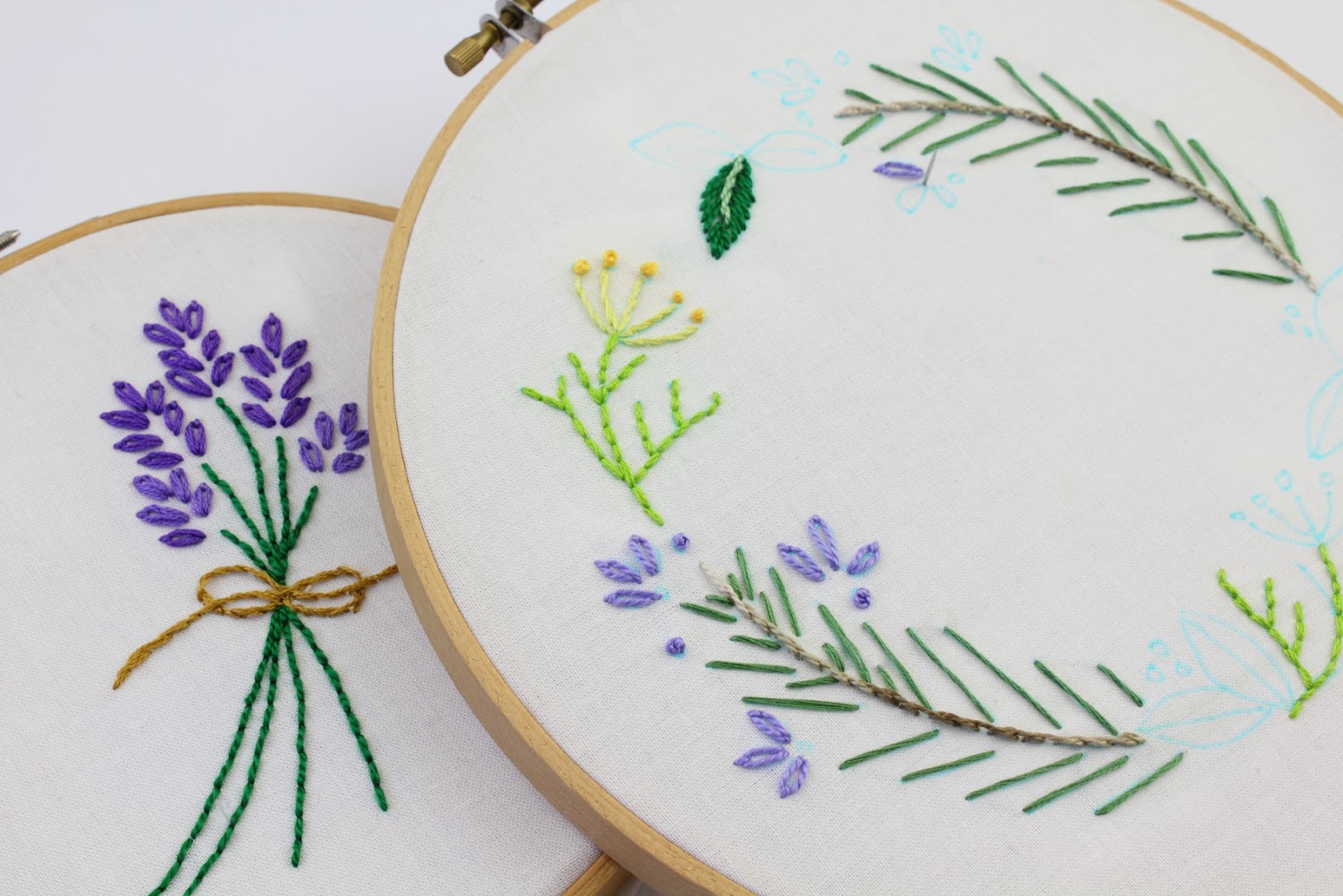 big B Herbs Embroidery Pattern