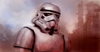 stormtrooper speed painting