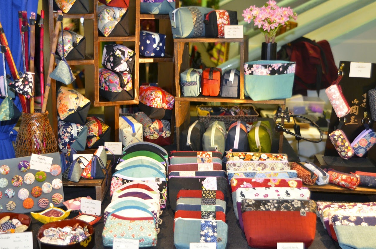 Noriko handmade auf dem Designgipfel in Münster. Handgefertigte Unikate aus japanischen Stoffen. Marktbericht. Markterfahrungen