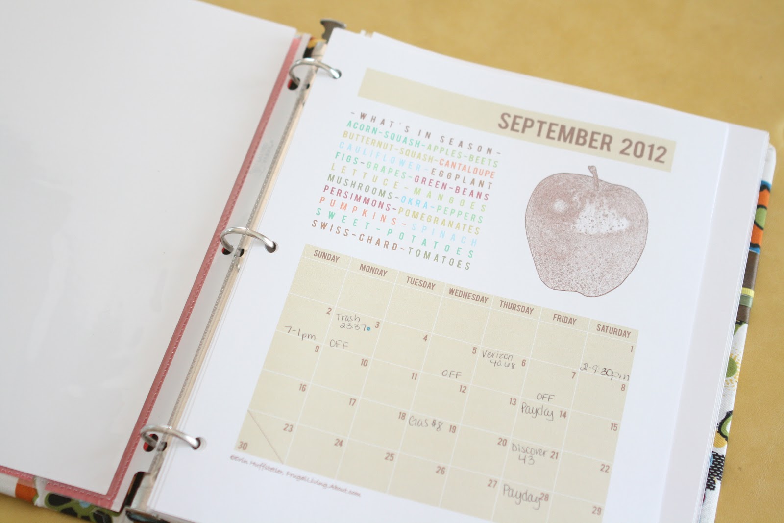 Sugar and Stitches: DIY Home Organization Binder