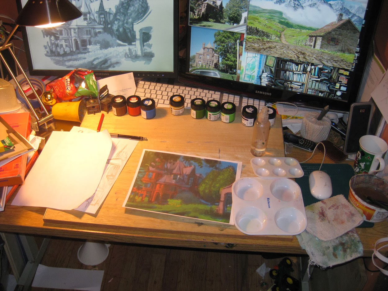 Sketch Blog ShinHan Poster Paint Part 3 (of 3