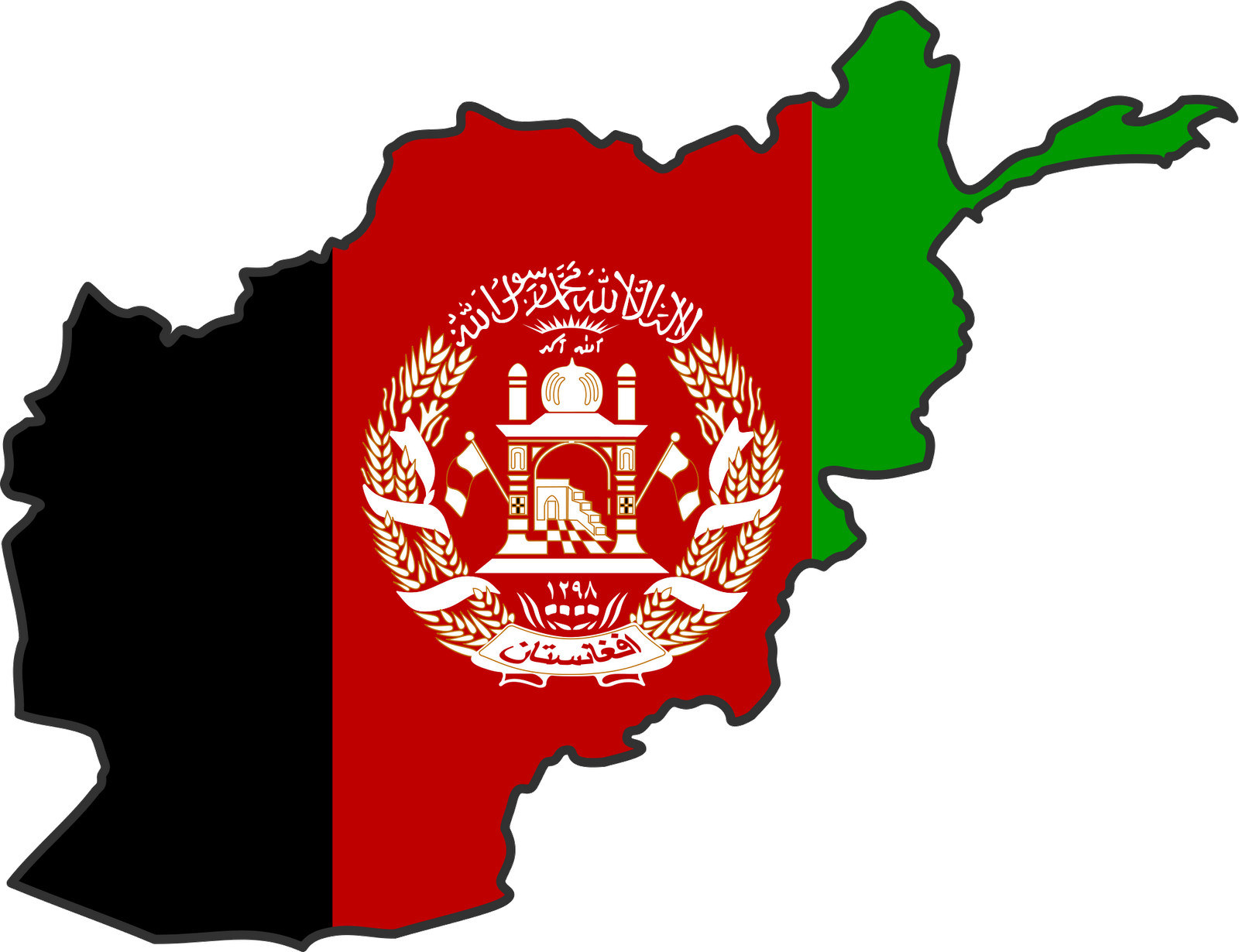 clipart afghanistan map - photo #6