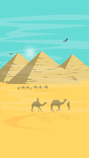 egypt great pyramids free mobile wallpaper desert view travel tourism