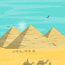 [ Download Free Mobile Wallpaper ] Egyptian pyramids with desert view and camels tourism site