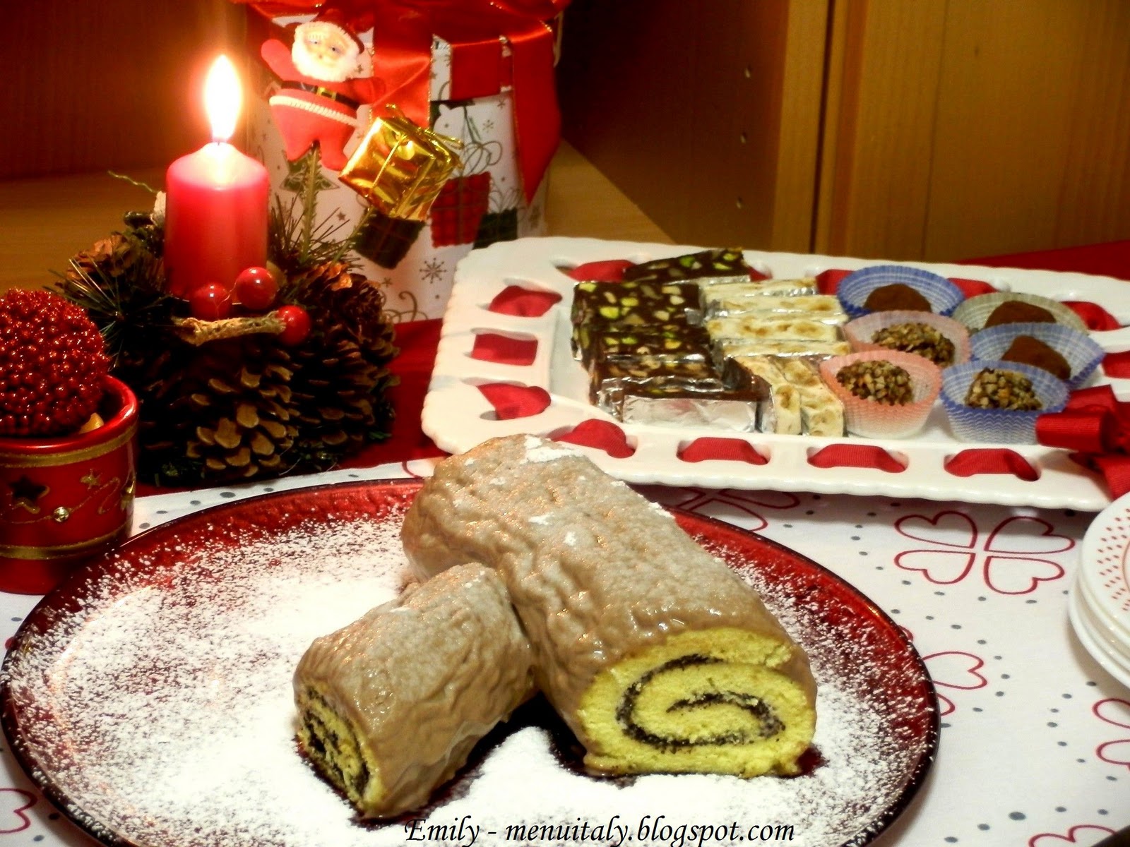 Emily's menu Italy : Rotolo farcito e Buffet di dolci per ...