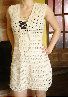 Crocheted Dress - Jennifer Aniston in 