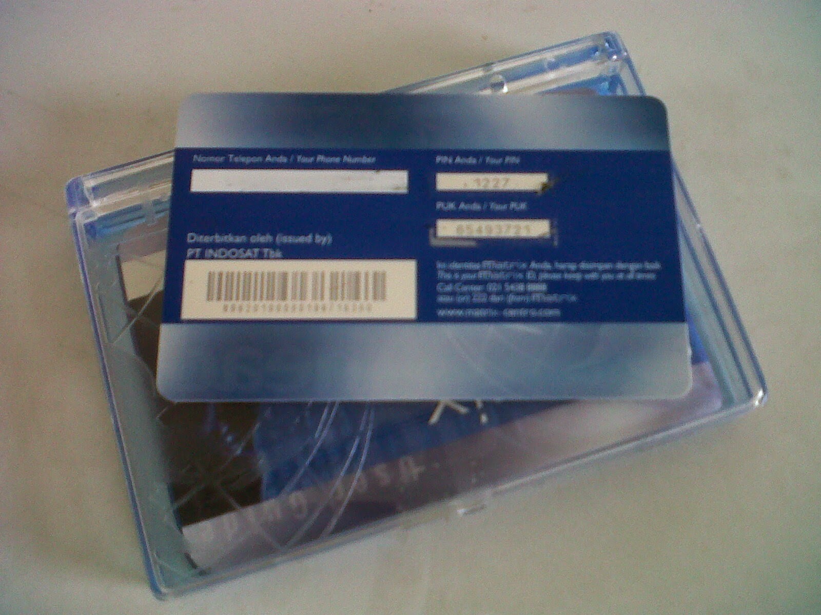 Cara Aktifkan/ Mendapatkan Kode PIN dan PUK Pada Kartu SIM Soscilla