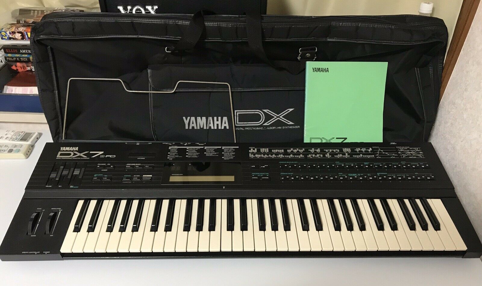 MATRIXSYNTH: Yamaha Dx7-ii Fd Synthesizer SN 05645 w/ Original