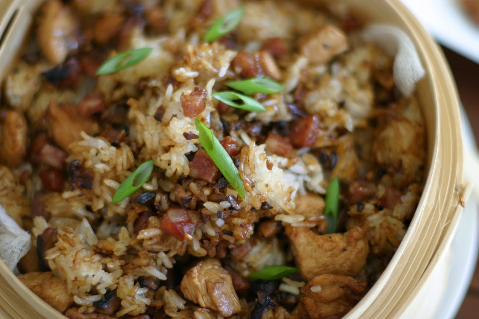 All Our Fingers in the Pie Sticky Rice with Chinese Sausage