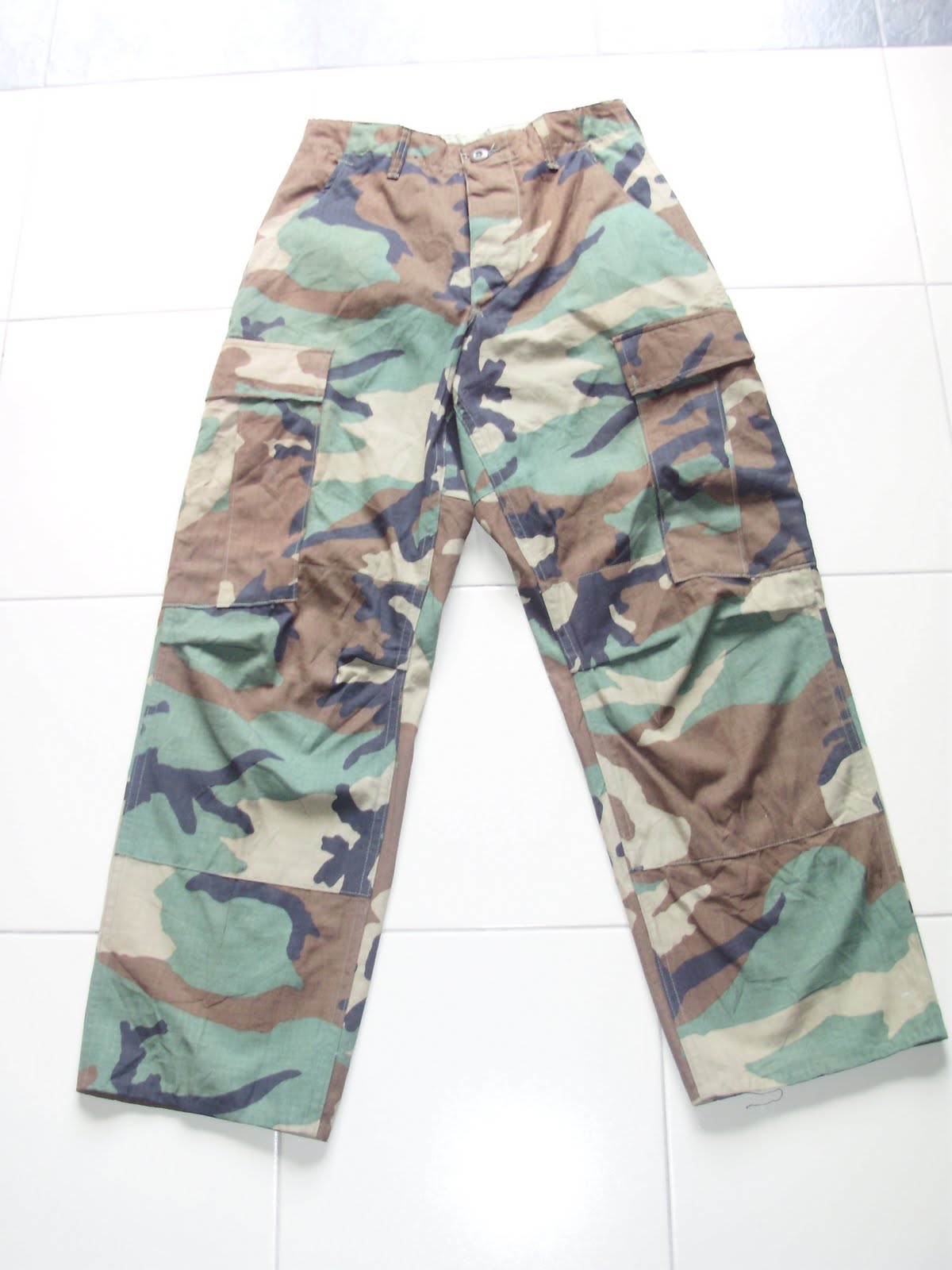 House of the Brave Genuine military issued US Army Woodland camo pants