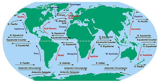 Ocean Currents: Types, Causes & Circulation Pattern of Ocean Currents of the World