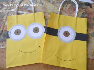 How to make your own Despicable Me Party Bags