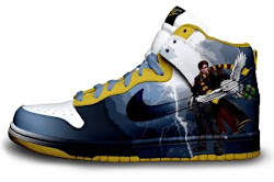 potter harry nike dunks dunk cool custom sb nikes sneaker sneakers shoes film colorful cartoon paint