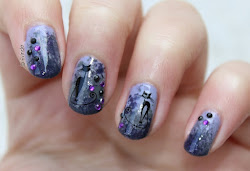 cat nail nails halloween spoopy