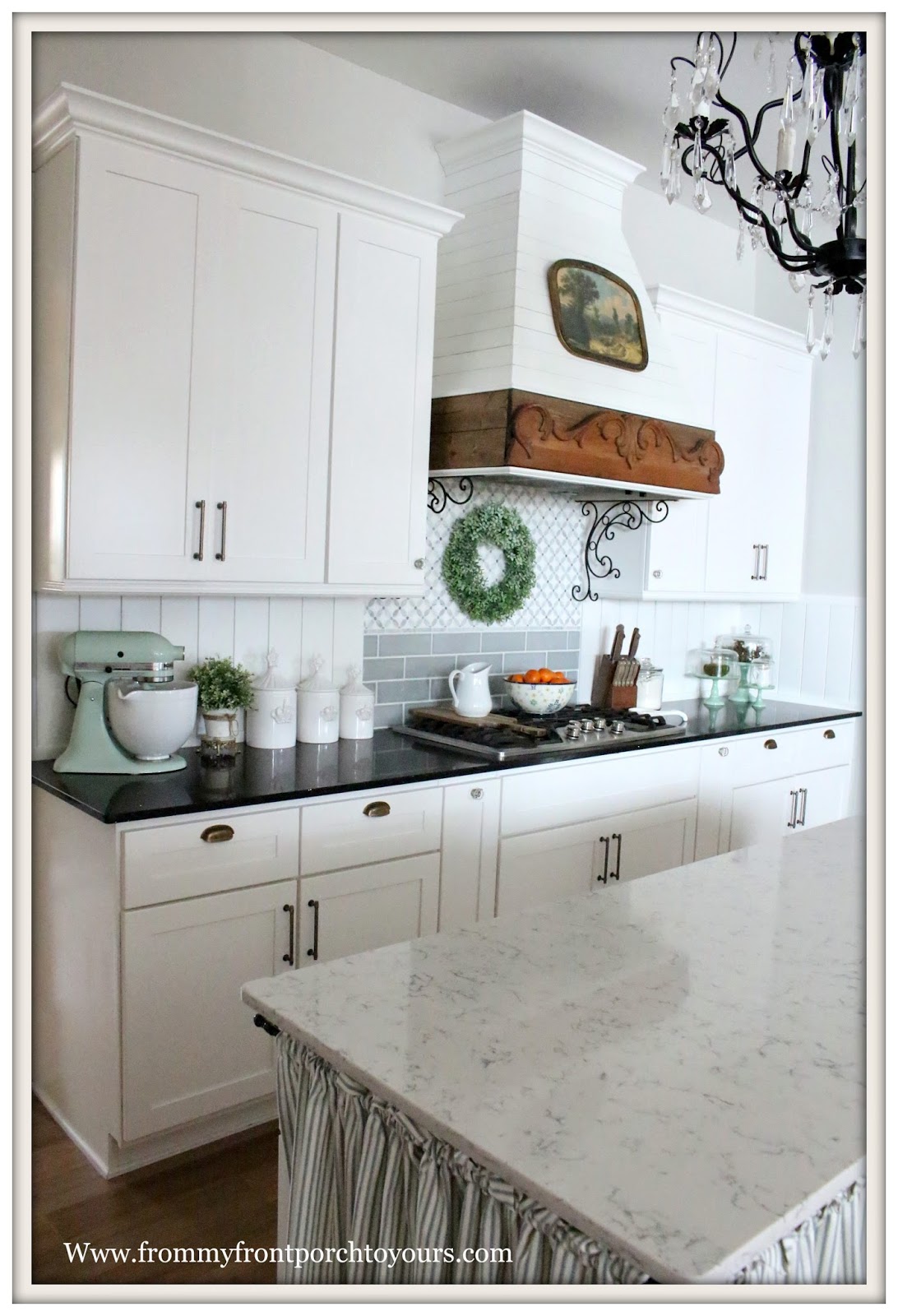 From My Front Porch To Yours Simple Winter French Country Farmhouse Kitchen