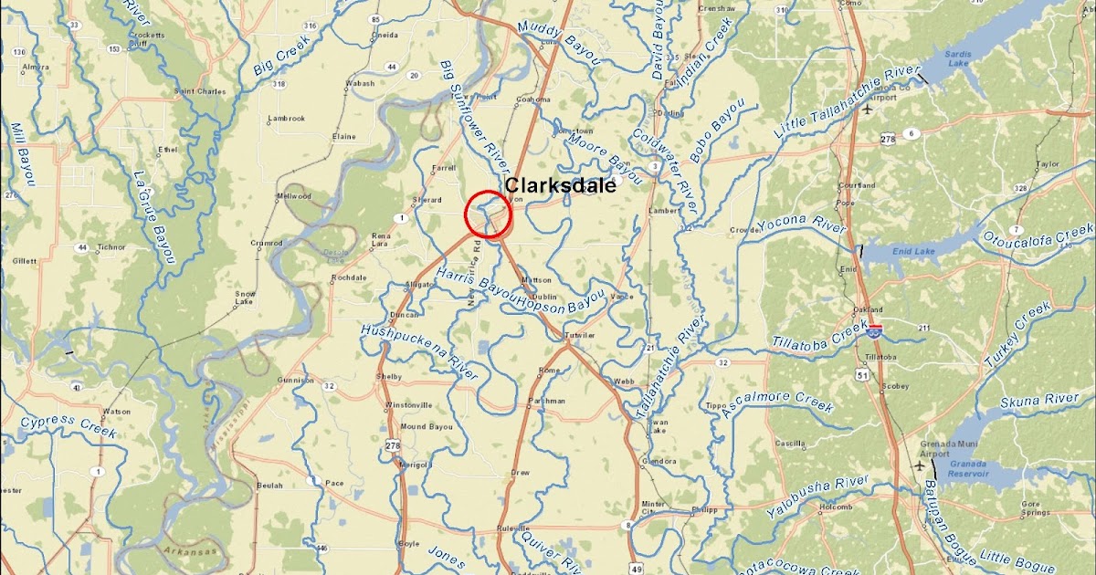 Clarksdale Ms Zip Code Map United States Map