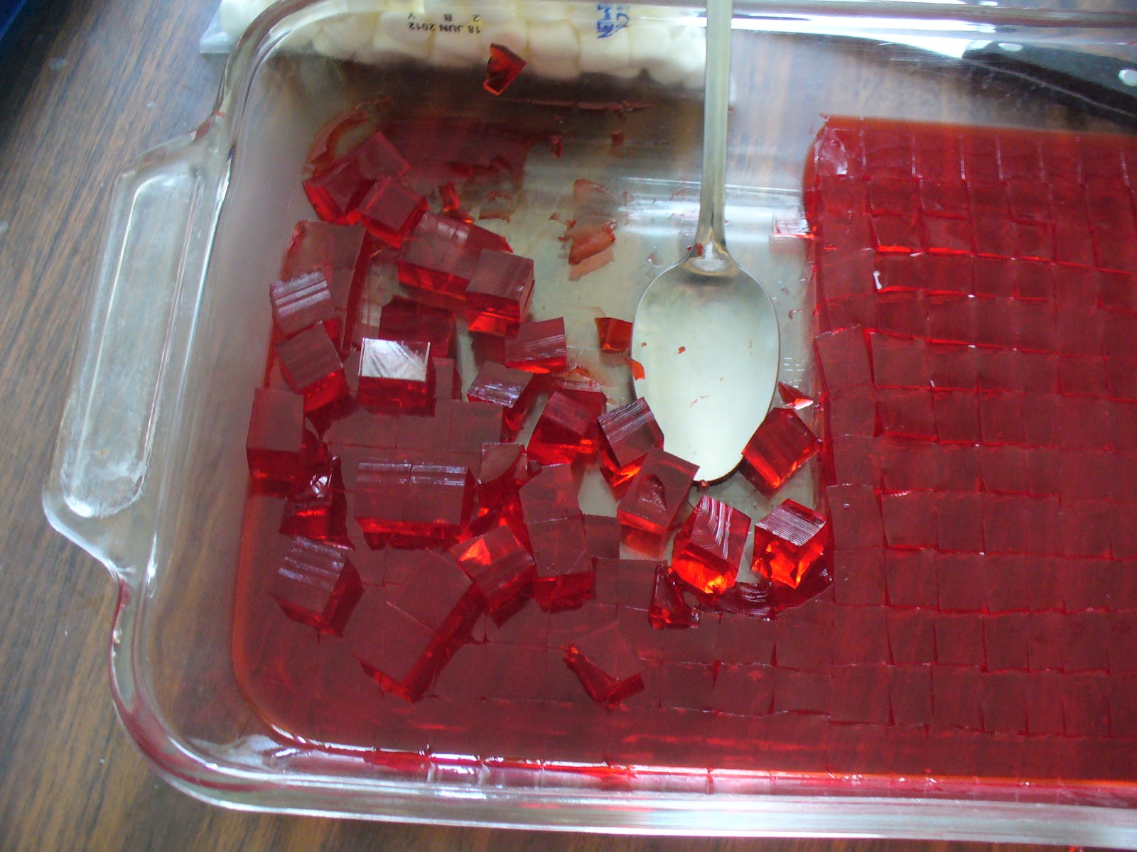 Recipe Shoebox Patriotic Jello Cups