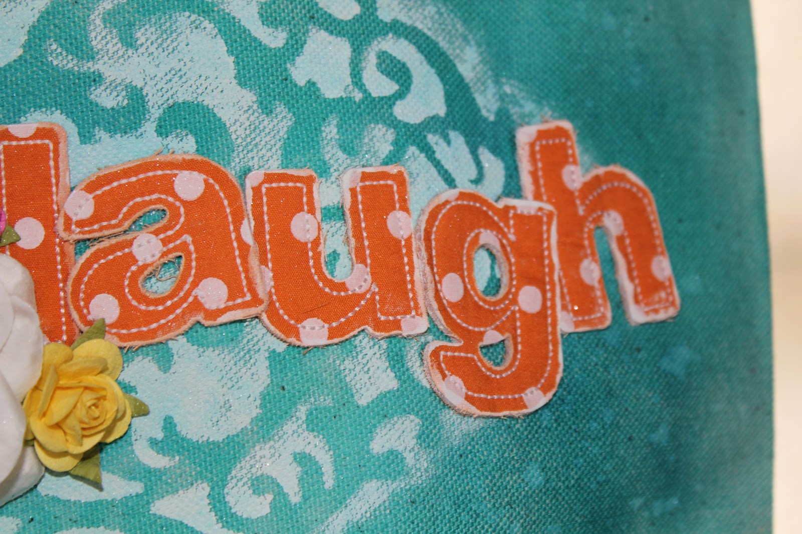 Creatively Fabulous: Laugh Canvas Bag