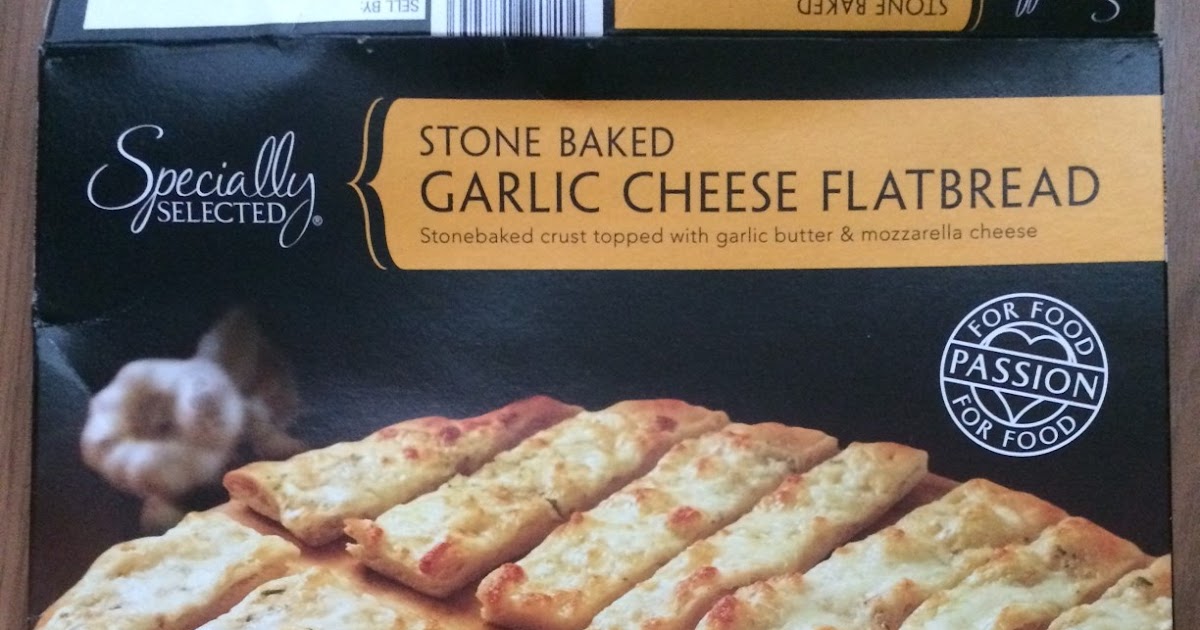 Specially Selected Stone Baked Garlic Cheese Flatbread (Aldi)