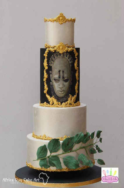 African Day Cake Art