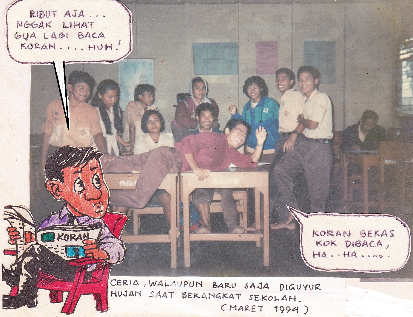 Begini Nih Gaya Anak SMA Tahun 90-an, Bandingkan dengan Kids Zaman Now