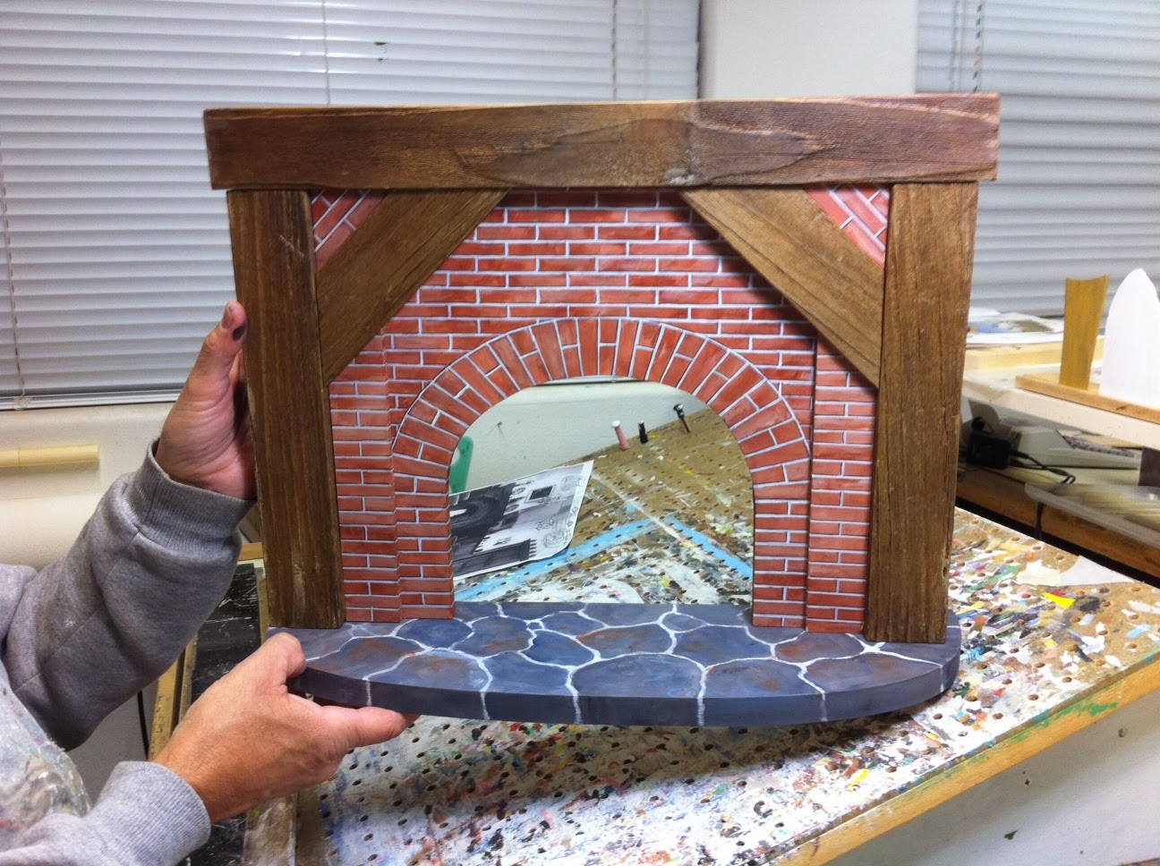 Paris Eyebrow Window and Duck Brand Duct Tape