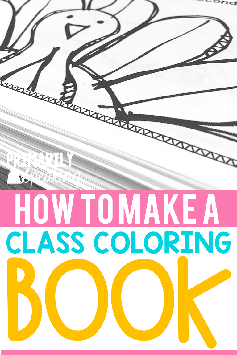 Creating a Classroom Coloring Book