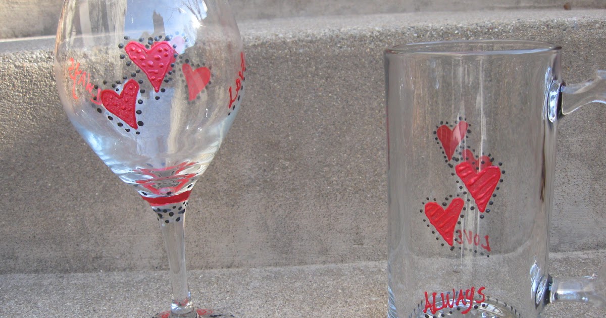 Craft Klatch ® Valentine's Day Glassware Craft Tutorial